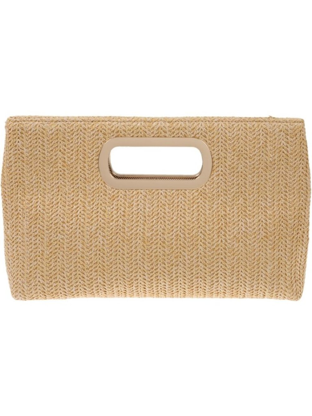 Chic Top Handle Straw Clutch Bag | Summer Beach Tote | Stylish Handbag